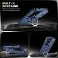 thumbnail image 6 of for Samsung Galaxy S26 Ultra Case with Slide Camera Cover and Rotating Kickstand Ring, Slim Magnetic Shockproof Accessories Phone Case,Blue,For Galaxy S26 Ultra 5G, 6 of 7