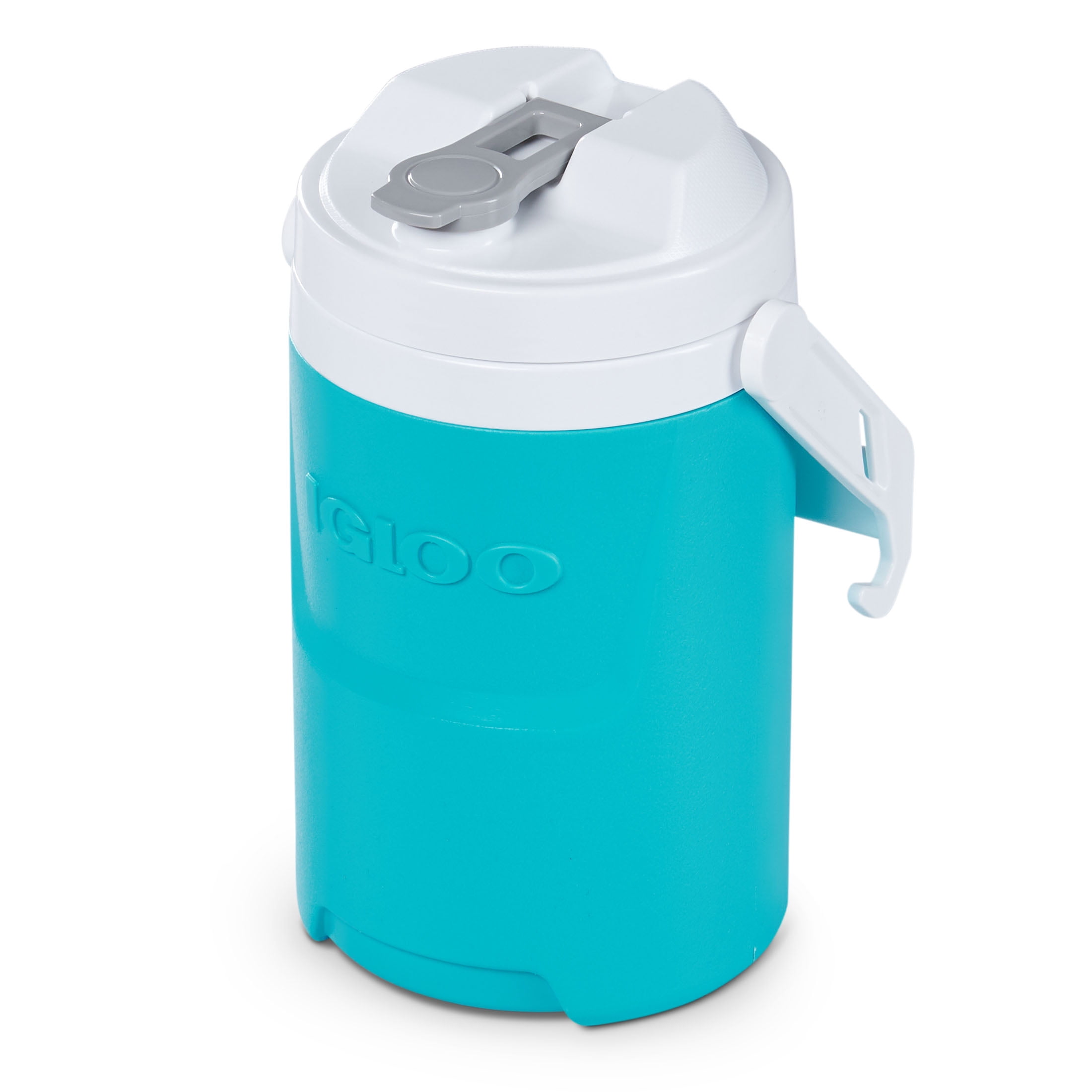 Igloo 1/2 Gallon Sports Beverage Plastic Jug with Hooks, Aqua