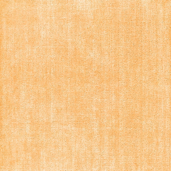 Ahgly Company Indoor Square Solid Orange Modern Area Rugs, 6' Square