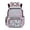 Cartoon Cat, variant on Kids School Backpack, 17-Inch Large Capacity Water-Resistant Polyester Bookbag, Pink Floral Moth for Boys Girls Ages 6-14, Ideal for Back to School and Casual Daytrips