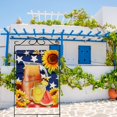 thumbnail image 5 of Watermelon Flower Memorial Day 28x40 House Flag Summer Double Sided, Sunflower Mason Jar Burlap Garden Yard Decoration Patriotic Star, Floral Outdoor Décor Decorative Spring Large Flag Lemon, 5 of 6