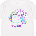 thumbnail image 4 of Inktastic Lil Sis unicorn- little sister Girls Long Sleeve Toddler T-Shirt, 4 of 5