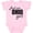 AD-Pink, variant on Inktastic Just an Ohio Girl Born in Ohio Girls Baby Bodysuit