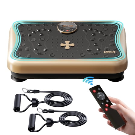 Vibration plate exercise machine, a dynamic vibration fitness platform for full-body workouts and shaping. It features a silent motor with speed control, making it an ideal family gift and exercise