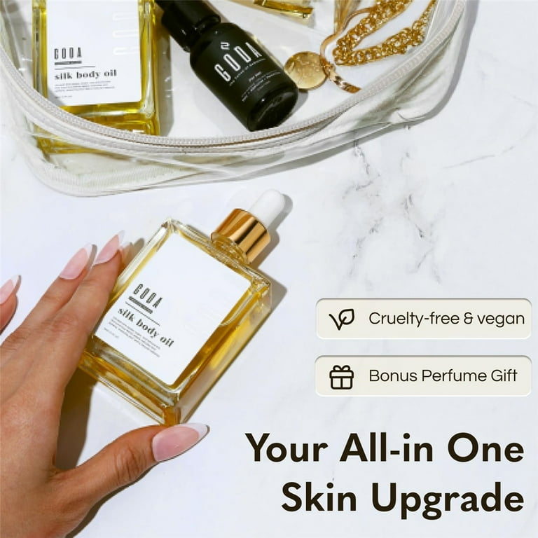 GODA Silk Body Oil Women - Firming Anti Aging Moisturizing Formula