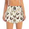 thumbnail image 2 of Salouo Funny Chicken Print Women's 2 in 1 Running Shorts Double-Layer Shorts Athletic Workout Gym Yoga Shorts Running Shorts for Women-XX-Large, 2 of 7