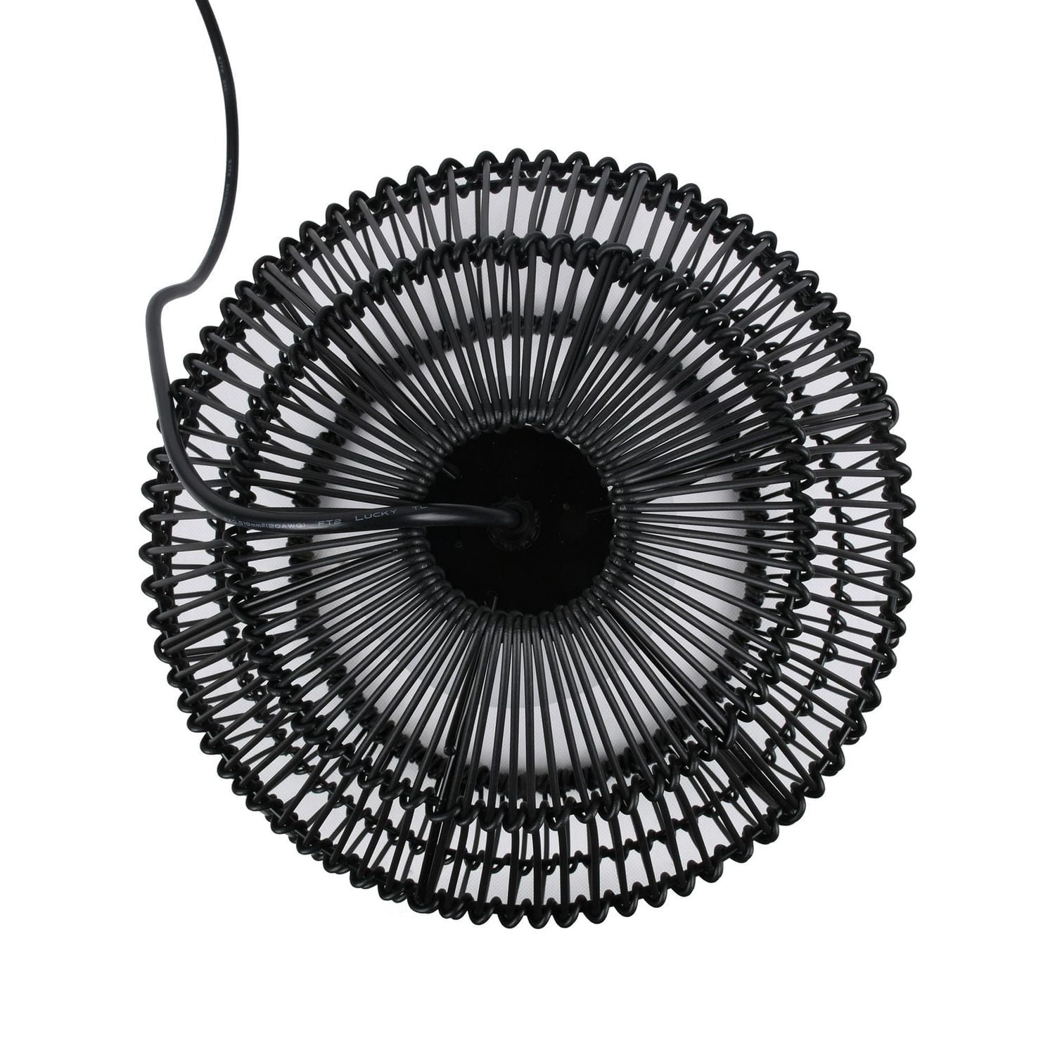 Better Homes and Gardens 11'' Black Woven Pendant
