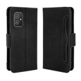 thumbnail image 2 of Funda tipo cartera de cuero sintético compatible con Asus Zenfone 8, con ranuras para tarjetas desmontables, función atril y tapa magnética., 2 of 5