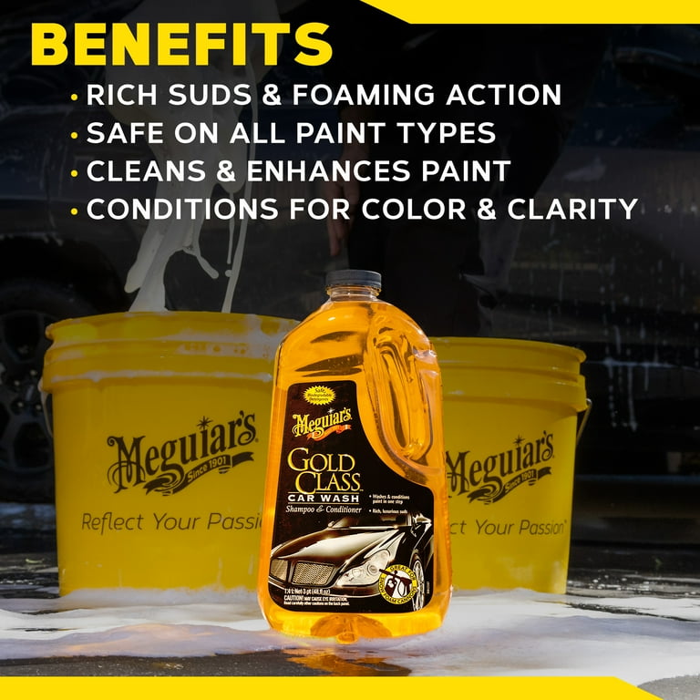 受け取り体質強化オイル王様仕様 （Money Draw, Baby Wish） Meguiar's G7148 Gold Class Car Wash Shampoo and Conditioner - 48