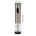 thumbnail image 2 of Cordless Electric Wine Opener Kit, Electric Wine Opener Battery Operated Automatic Wine Bottle Opener with Corkscrew LED Light for Party Camping, 2 of 9