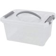thumbnail image 2 of Qskely 6-Pack Plastic Storage Containers with Lids, Latch Storage Box, 2 of 7