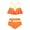 Orange, variant on GYRATEDREAM Girls Swimsuits Two Piece swimsuit Tankini Set 2 Piece Bathing Suits Rashguard Set for 10-12 Years