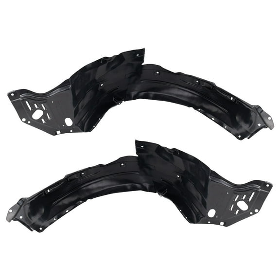 TRQ Front Inner Fender Liner Set Fits 2009-2014 Acura TSX BDA06703