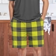 thumbnail image 7 of Buffalo Plaid Men's Athletic Shorts,Men's Pajama Bottoms for Home and Rest-L, 7 of 7