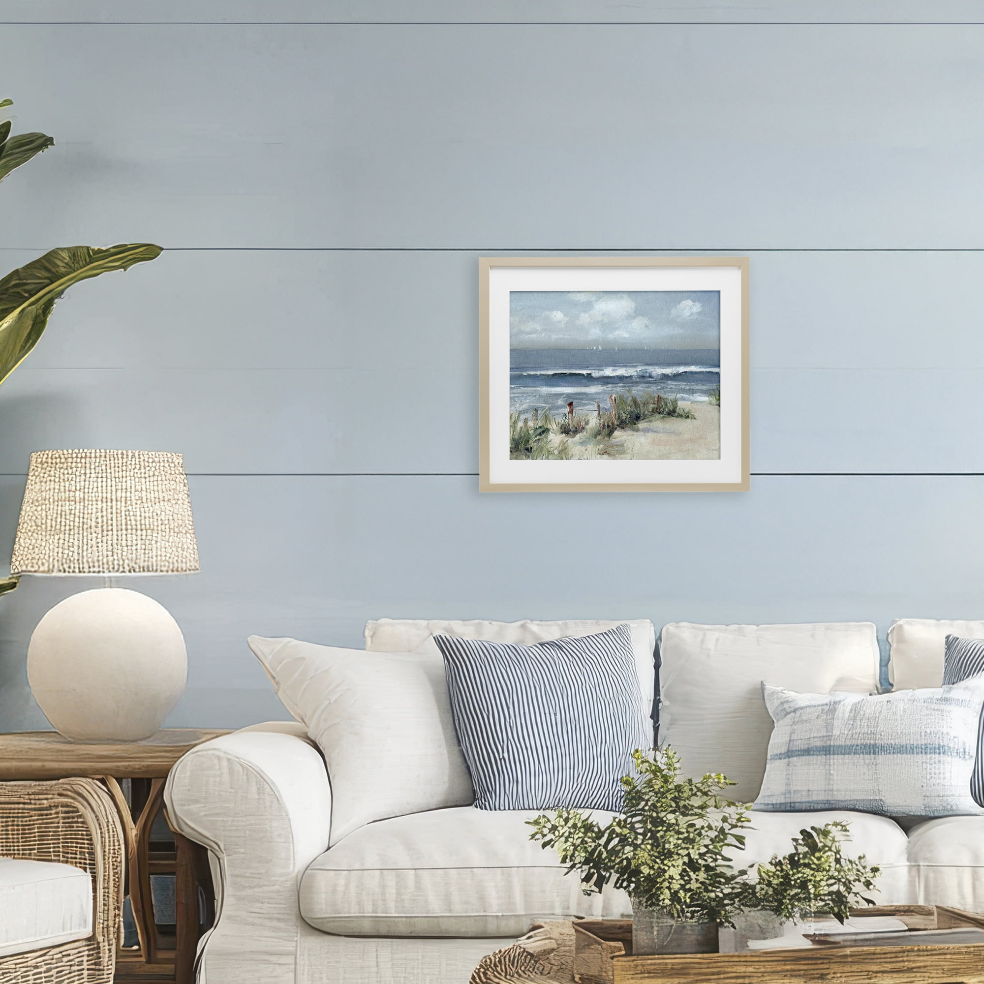 Stupell Industries Brushed Expression of Coast Birch Framed Print Under Glass, design by Sally Swatland
