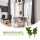 thumbnail image 5 of 2 piezas de hojas de plantas verdes artificiales de imitación., 5 of 5