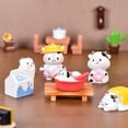 thumbnail image 2 of DIY Cute Cartoon Cows Micro-landscape Resin Ornament Garden Succulent Decoration, 2 of 8