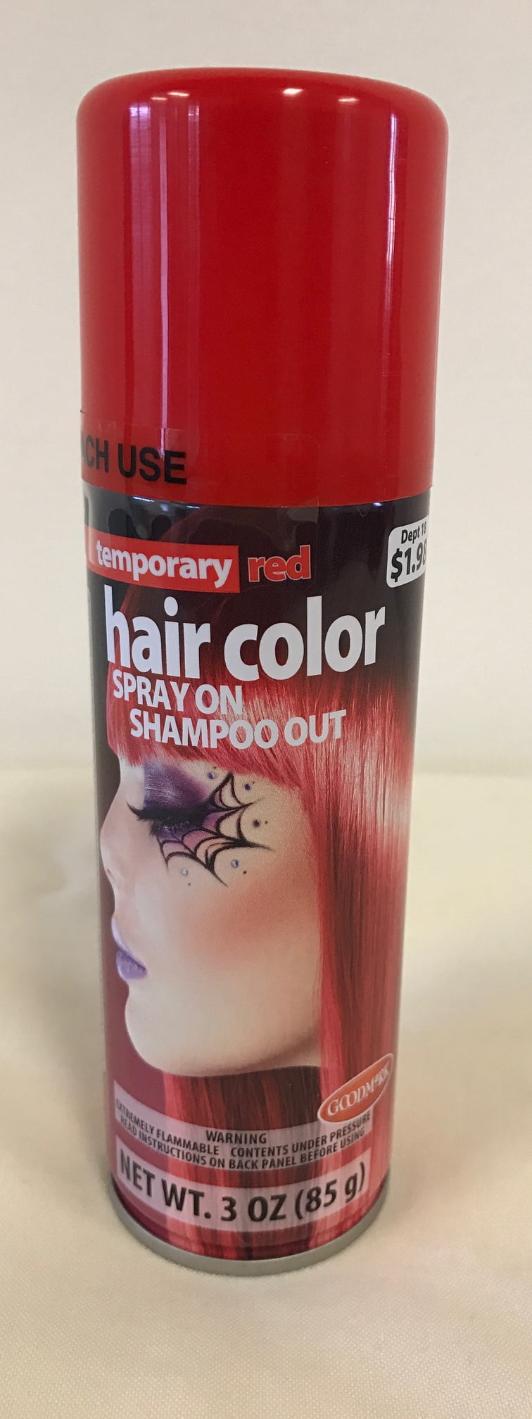 Halloween Temporary Hair Color SprayRed
