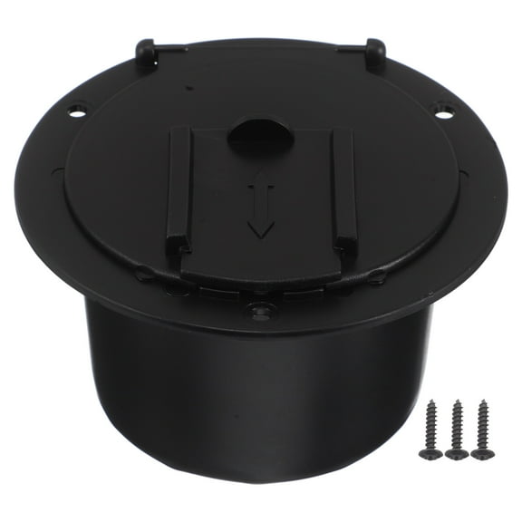 Hemoton 1 Set Rv Cable Hatch Replacement Electrical Cable Organizer For Campers Rvs Easy Installation Designed Ideal For Power Cord Protection Management