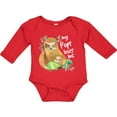 thumbnail image 3 of Inktastic My Pops Loves Me- Cute Sloth and Baby Boys or Girls Long Sleeve Baby Bodysuit, 3 of 5