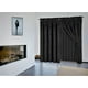 thumbnail image 1 of Conjunto de cortinas de ventana de 2 paneles (120" de ancho x 84" de largo) con cenefa, respaldo transparente y 2 borlas. Conjunto de cortinas de seda sintética brillante. Cortinas con bolsillo para, 1 of 3