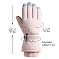 thumbnail image 2 of Guantes de esquí Pantalla táctil impermeable Guantes de snowboard antideslizantes Guantes de invierno a prueba de viento Forro polar Guantes cálidos para hombres Mujeres Ciclismo al aire libre Esquí YUNYI BRAND Deportes, 2 of 8