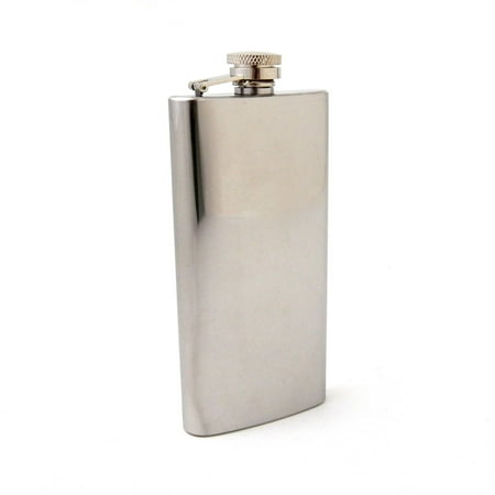 

5 1/2 oz. Stainless Steel Mirror Finish Boot Flask with Captive Cap and Durable Rubber Seal.
