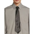 Silver Label Men’s Long Sleeve Solid Dress Shirt with Front Chest
