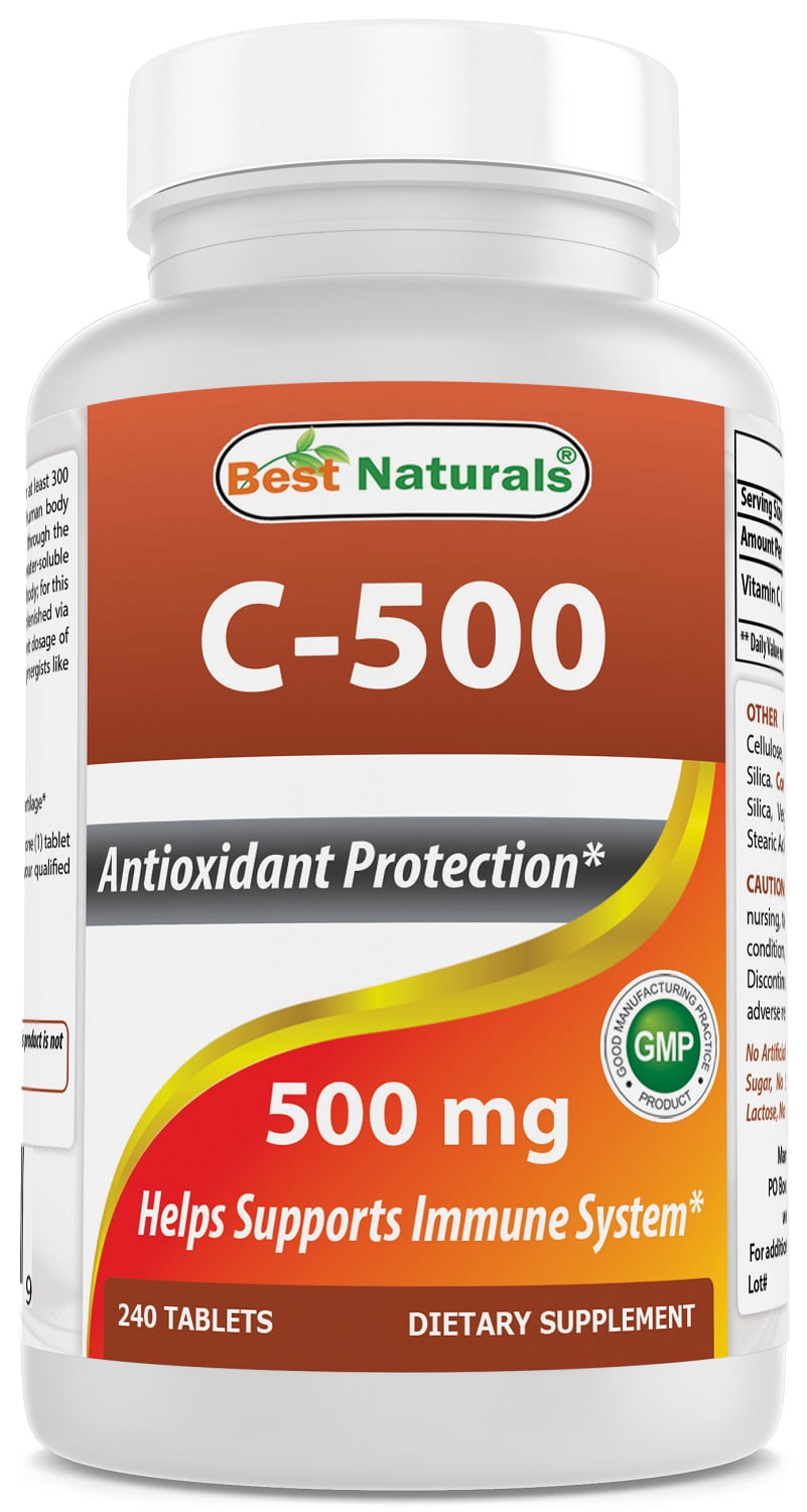 Best Naturals Vitamin C500 Sustained release with Rose hips 500 mg 240