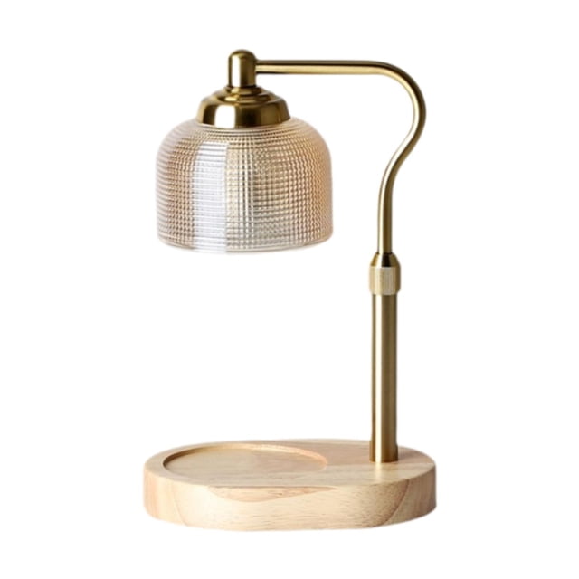 Lámpara calentador de velas con bombillas con temporizador y atenuador para tarro, vela, lámpara de fusión eléctrica para decoración de mesa de sala d
