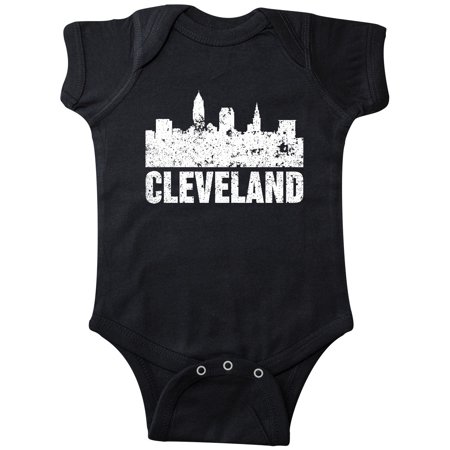 

Inktastic Cleveland Skyline Grunge Gift Baby Boy or Baby Girl Bodysuit