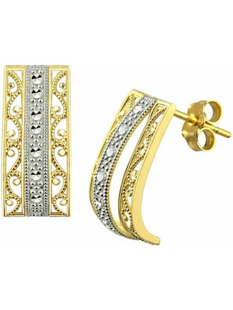 U S Gold 10kt Gold Elephant Stud Earrings Walmart Com Walmart Com