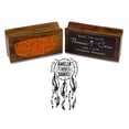 thumbnail image 1 of Printtoo Custom Dream Catcher Save The Date Wedding Invitation Wood Mounted Rubber Stamp, 1 of 4