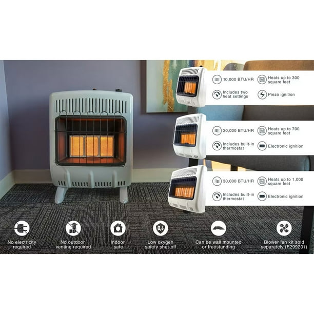 Mr. Heater F299830 30000 BTU Vent Free Indoor Radiant Propane