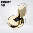 thumbnail image 2 of Upgraded Magnetic Door Stopper, Adjustable Punch-Free Silent Zinc Alloy Floor Door Stop, Heavy Duty Mechanical Magnetic Door Stops for Living Room Bedroom Kitchen Office Door (Gold), 2 of 9