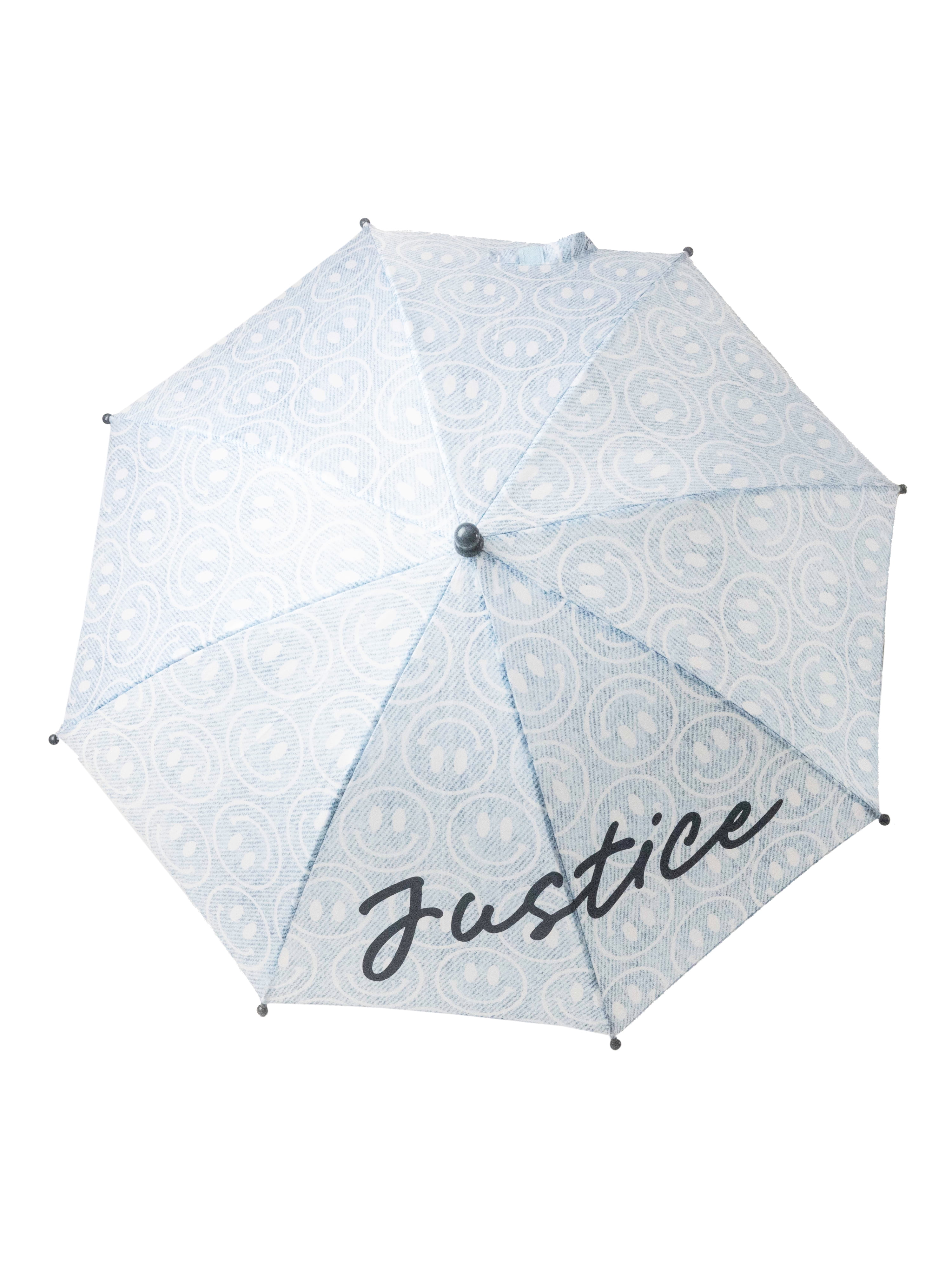 Justice Girls Umbrella, Stick Style, Curved Handle