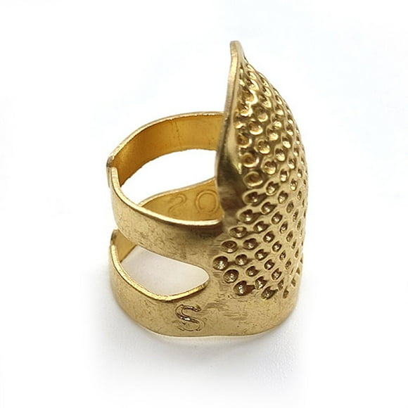 Fingertip Protection Anti-slip Thimble Ring Handworking Needles Crafts Gadgets Sewing Accessories Household Professional Gold Plated S
