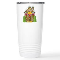 CafePress - Gingerbread House Stainless Steel Travel Mug - Insulated Stainless Steel Travel Tumbler 20 oz.