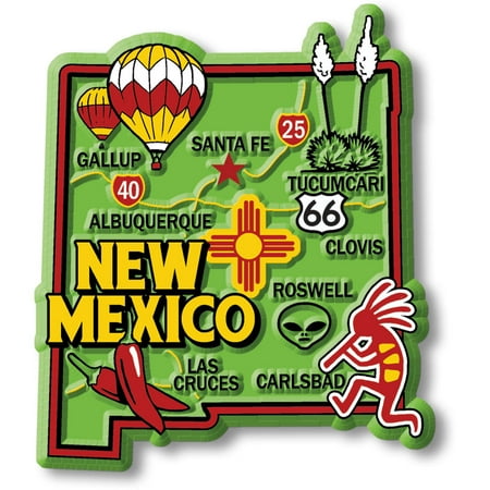 

New Mexico Colorful State Magnet by Classic Magnets 2.7 x 3.1