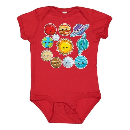 

Inktastic Happy Sun Moon and Planets Gift Baby Boy or Baby Girl Bodysuit