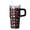Texture-456, variant on 20oz Stainless Steel Tumbler with Handle, Geometric Design Double Wall Insulated Travel Coffee Cup Leak-Proof Straw