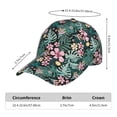 thumbnail image 2 of Sikiie Rose Flowers Unisex Vintage Washed Unstructured Baseball Cap Soft Cap Adjustable Unisex Baseball Hat Dad Hat, 2 of 6