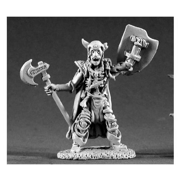 Reaper Miniatures Armored Zombie #02224 Dark Heaven Legends Unpainted Metal