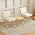 thumbnail image 2 of Costway Wooden Dining Chairs of 2 with Rubber Wood Frame Padded Cushions Curved Back, 2 of 10