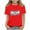 Red, variant on Qetyuw Girls Shirts Size 7-8 Cute Fashion Graphic Tees Children Boys Girls Comfy Round Neck Tops Girls Clothes Short Sleeve T-shirts