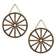 thumbnail image 3 of 2 Pcs Roue de Chariot en Bois Accessoire Photo Artisanat Roue Décorative en Bois Roue en Bois, 3 of 9