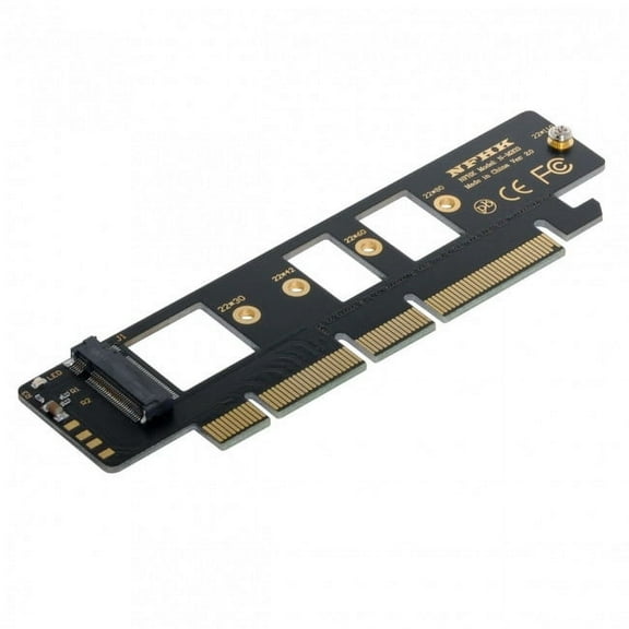 CY NGFF M.2 M-key NVME AHCI SSD to PCI-E 3.0 16x 4x Adapter for 110mm 80mm SSD