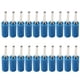 thumbnail image 1 of Juego de accesorios de conector impermeable macho de latón niquelado de 2mm con conector Banana de 20 piezas Kit azul, 1 of 9