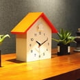 thumbnail image 4 of Cuckoo Wall Clock, Voices Or Cuckoo Call, Birdhouse Clock Pendulum, Red, 4 of 8