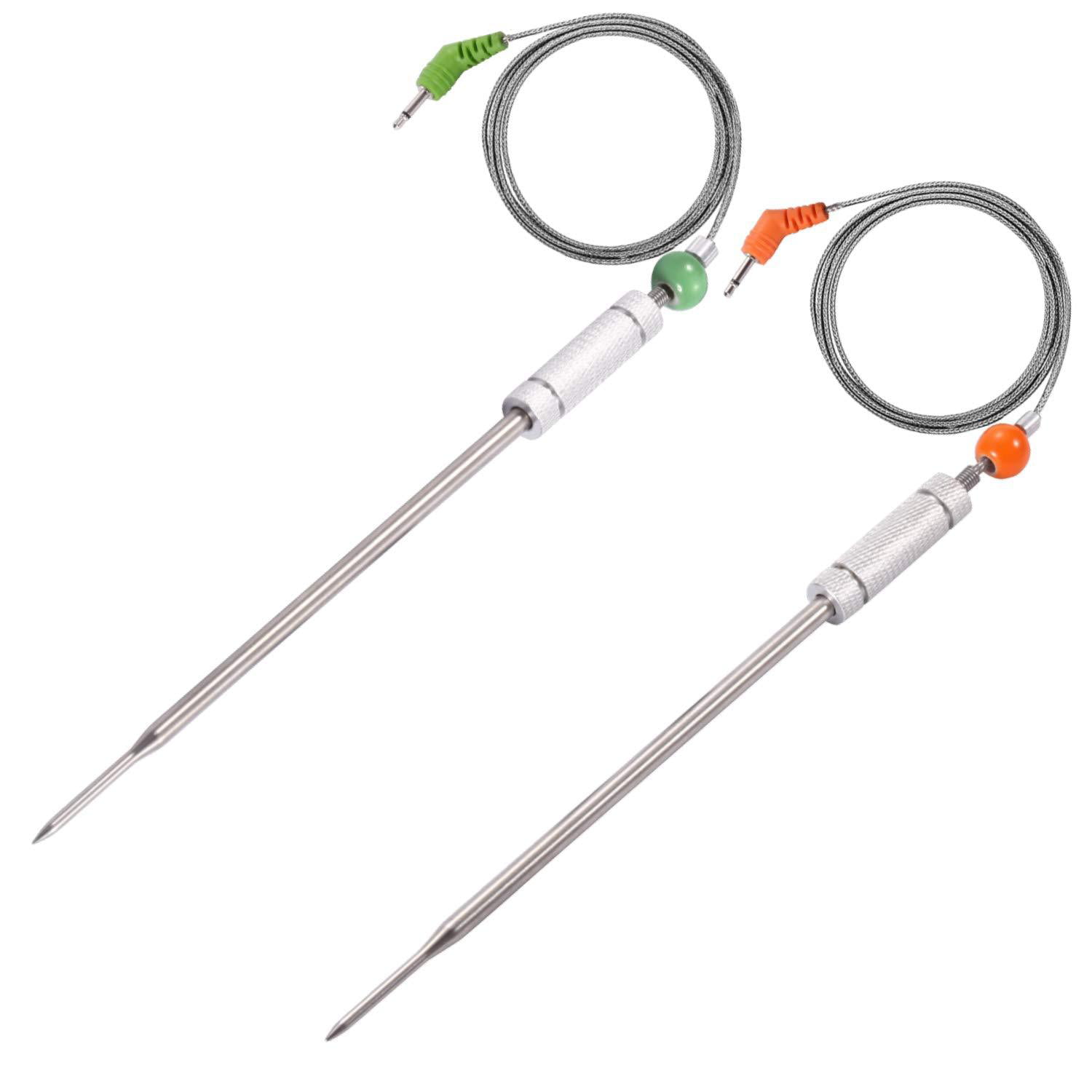Replacement ThermoPro Probe for TP25 TP20 TP08S ThermoPro Probe with 2  Grill Meat Thermometer Probe and TP08 TP17 TP16 TP11 TP09 TP10 TP-07 TP06S